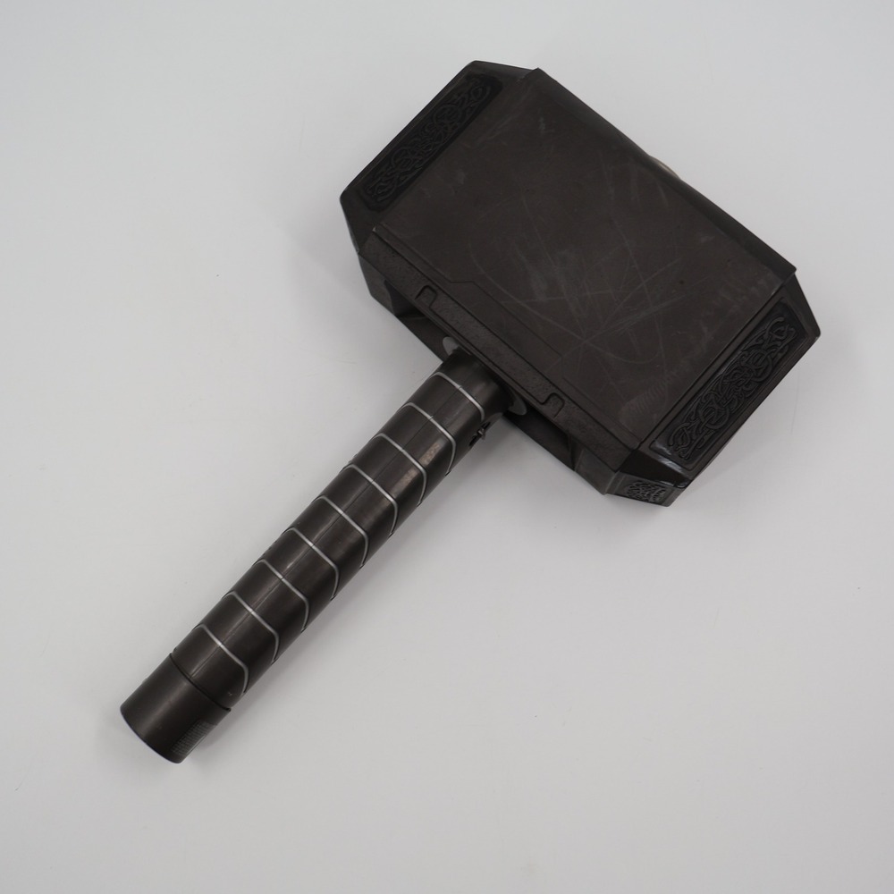 Hasbro Thor Mjolnir Hammer Toy Prop Kids One Size Gray 2010 Electronic Sound